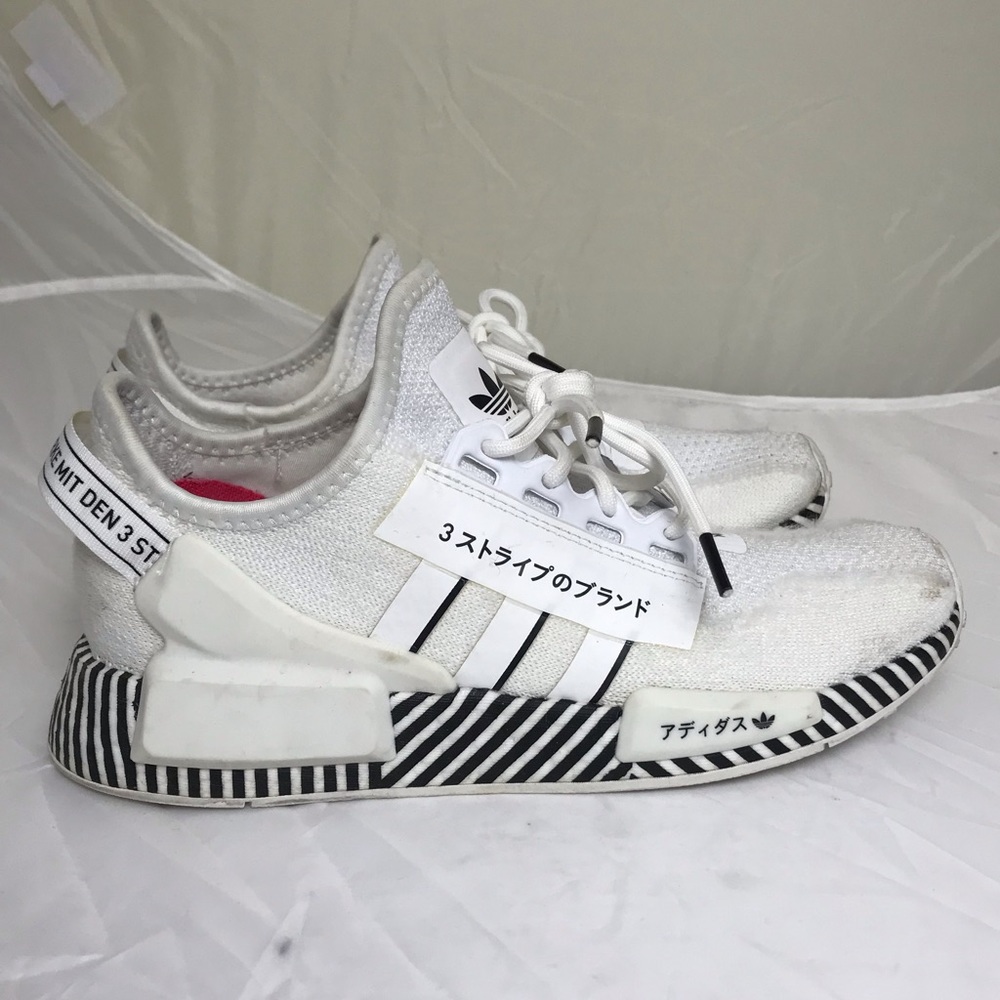 Adidas NMD R1 V2 FY2108 Dazzle Pack Cloud White Running Shoes Sneakers Unisex 6